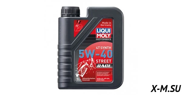 Масло LiquiMoly Motorbike 4T Synth Street Race 5W-40 1л Масло LiquiMoly Motorbike 4T Synth Street Race 5W-40 1л