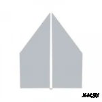 Стекло ветровое для катера Салют-480 (комплект)