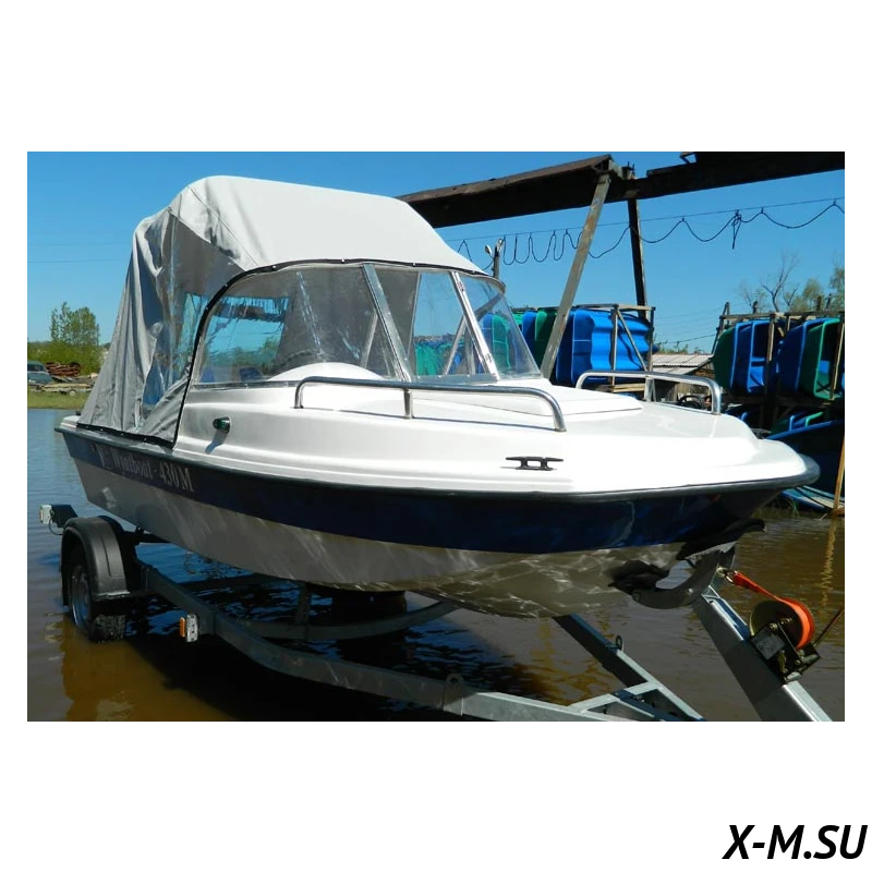 Стеклопластиковый катер WYATBOAT 430M (тримаран) Стеклопластиковый катер WYATBOAT 430M (тримаран)