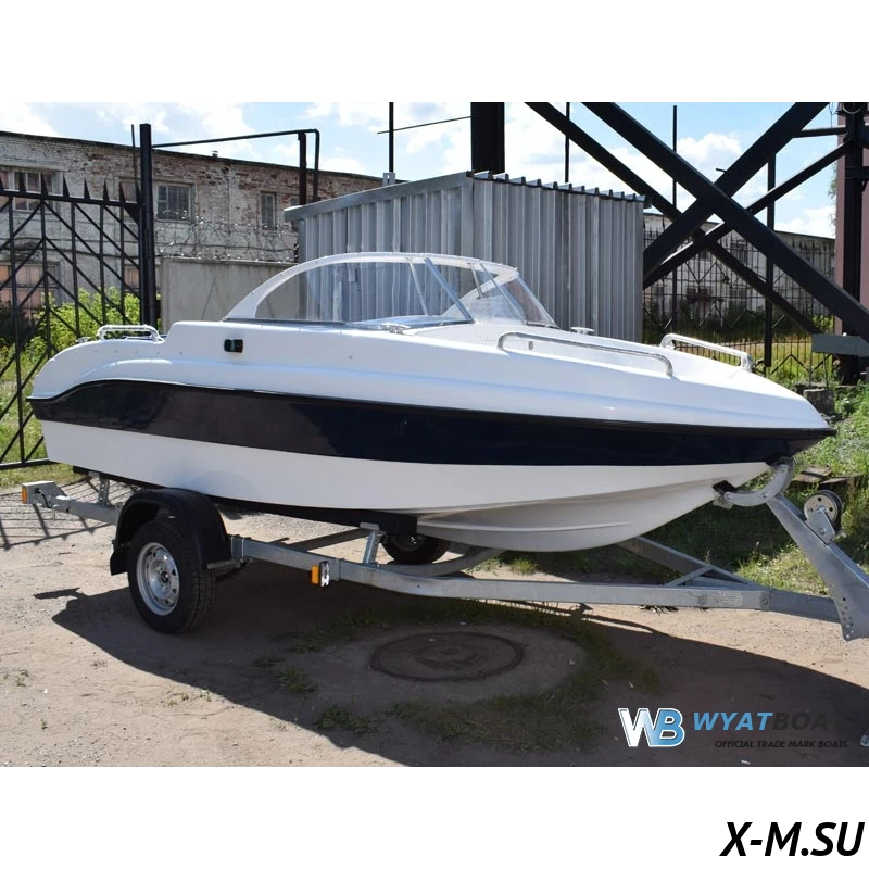 Стеклопластиковый катер WYATBOAT Neman-450 Open Стеклопластиковый катер WYATBOAT Neman-450 Open