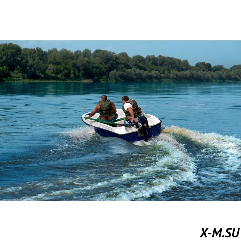 Стеклопластиковая лодка WYATBOAT Пингвин (тримаран) Стеклопластиковая лодка WYATBOAT Пингвин (тримаран)