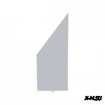 Стекло ветровое для катера Салют 480 (левая половинка) из МПК