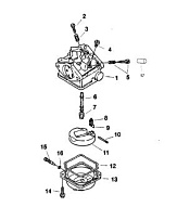 Карбюратор 4-Х ТАКТНОГО ПЛМ MERCURY 4 Серийный номер от 0P073456 до 0P400999