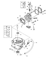 Блок цилиндров 4-Х ТАКТНОГО ПЛМ MERCURY 6 Серийный номер от 0P073456 до 0P400999