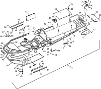 Корпус С40102270 снегохода ТАЙГА ВАРЯГ 550