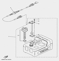 Топливный бак  4-Х ТАКТНОГО ПЛМ SEA-PRO F5P