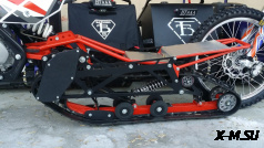 Снегоходный комплект на питбайк Кубена