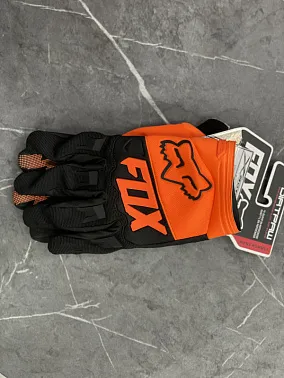 Перчатки детские FOX XD2-1-1 цв. Оранжево-черный  р. XL